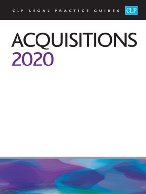 cover image of Acquisitions 2020